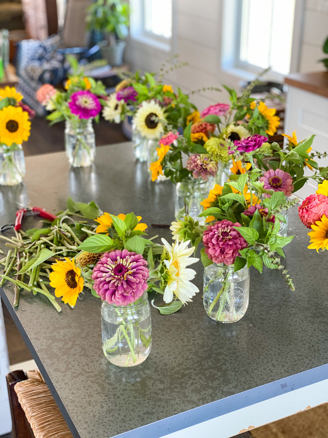 How to Make Mini Floral Bouquets from a Bucket of Blooms Simple Leaf Farm